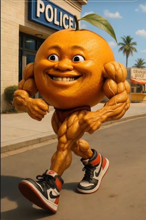 U Din Din Din Din Dun orange character